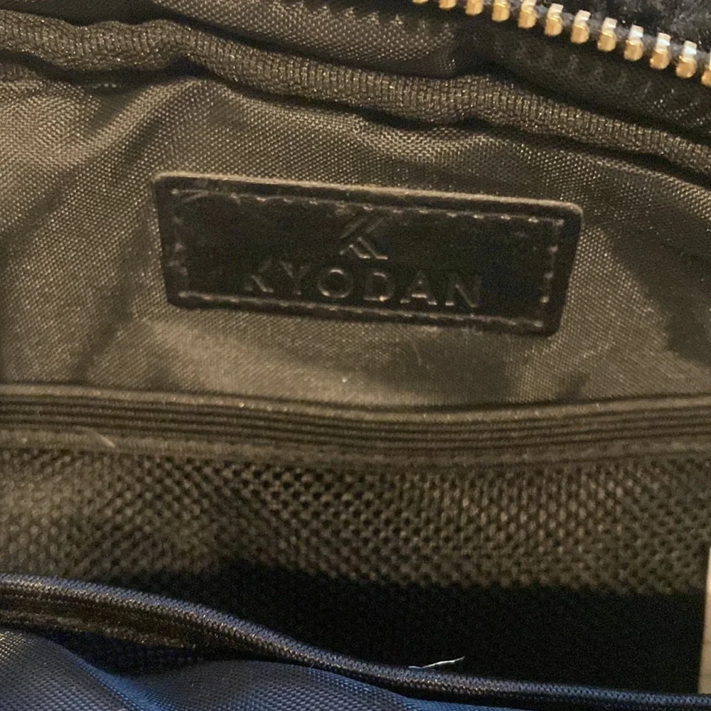 Kyodan black Fanny pack/satchel/belt bag